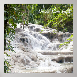 Anpassen des Dunn's River Falls Fotos Poster