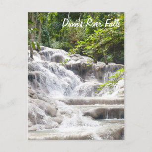 Anpassen des Dunn's River Falls Fotos Postkarte