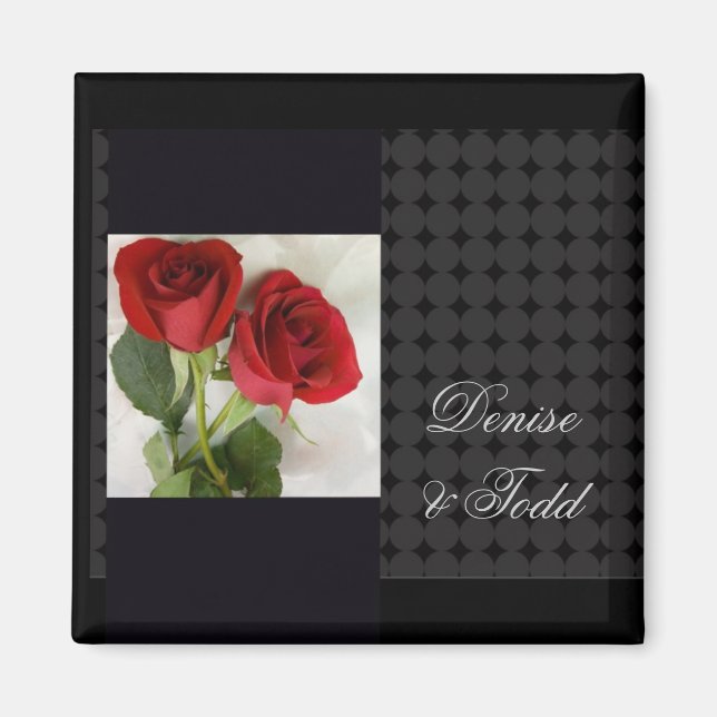 Anpassen des eigenen Hochzeitsmagneten Magnet (Vorne)