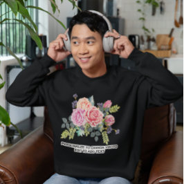 Anpassen des Foto Artwork-Zitats Sweatshirt