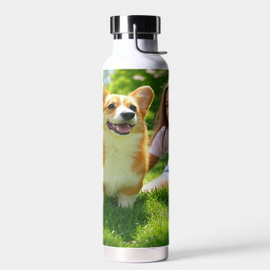 Anpassen des Fotos für Begleiter hinzufügen Trinkflasche