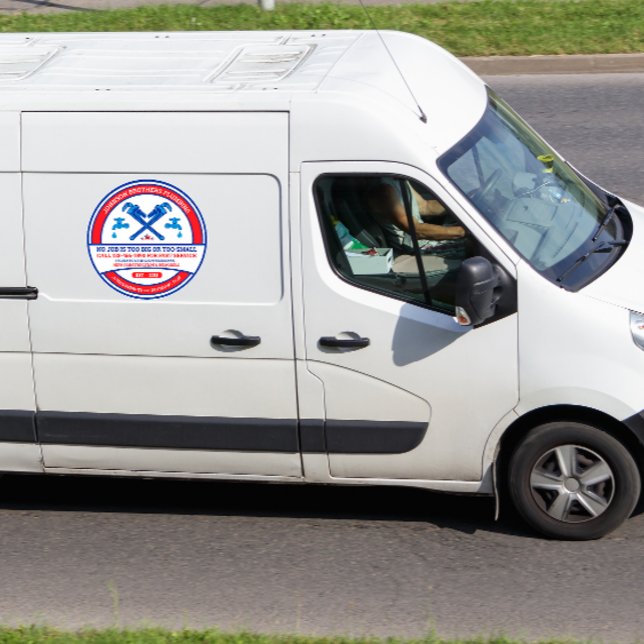 Anpassen des Geschäftsfensters des Klempnergeschäf Aufkleber (Von Creator hochgeladen)