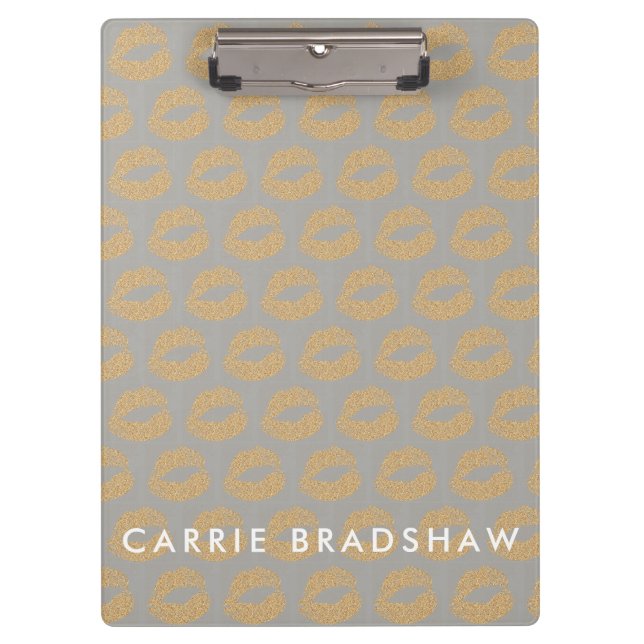 Anpassen des Glitzer Lips-Musters Klemmbrett (Vorderseite)