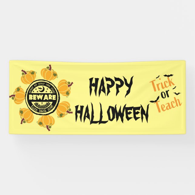 Anpassen des Halloween-Dekorations-Party Banner (Horizontal)