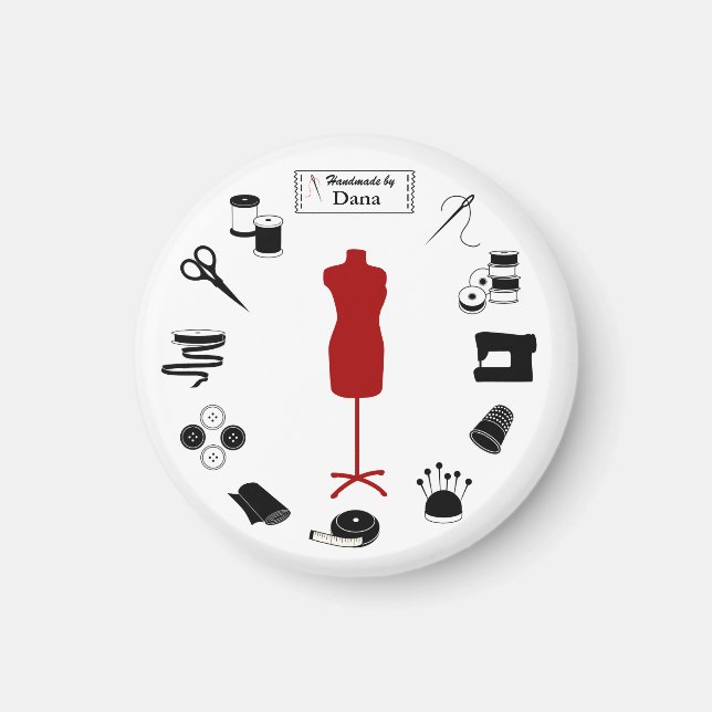 Anpassen des Labels Magnet (Vorne)