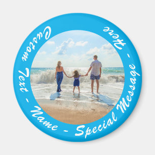 Anpassen des Magnet-Geschenkes für Ihr Foto mit Te Magnet