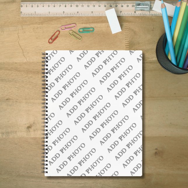 Anpassen des Name-Fotos oder eines Artworks Notizbuch (Customize Add Name Photo or Artwork Notebook)