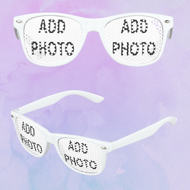 Anpassen des Name-Fotos oder eines Artworks Partybrille (Customize Add Name Photo or Artwork Kids Sunglasses)