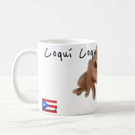 Anpassen des Namens Coqui Puerto Rico Flag Kaffeetasse