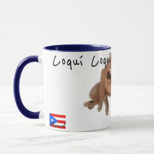 Anpassen des Namens Coqui Puerto Rico Flag Tasse