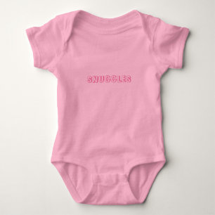Anpassen des Namens oder des hellrosa Textes "Schn Baby Strampler