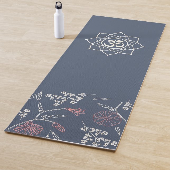 Anpassen des Om Yoga Studio Logos Yogamatte (Beispiel)