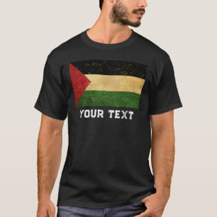 Anpassen des palästinensischen Flag-Vintagen T-Shirt
