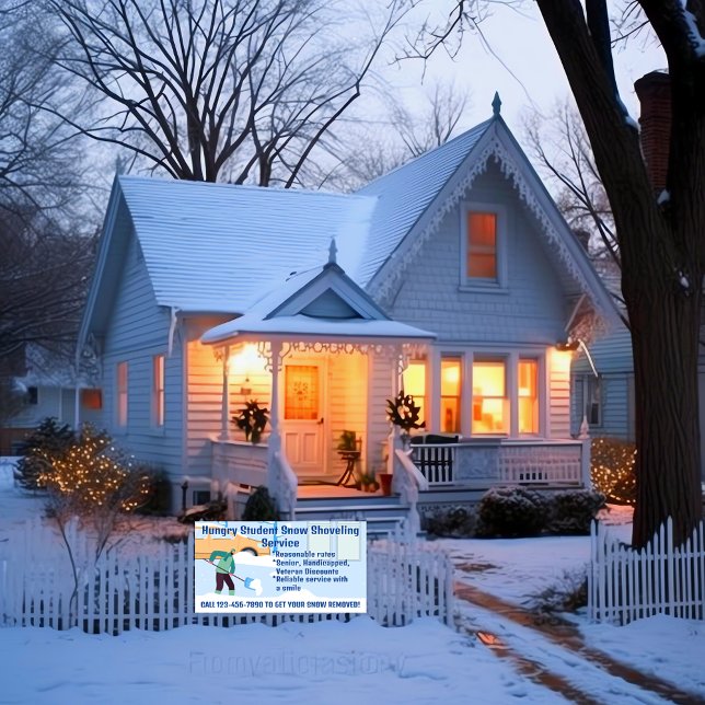 Anpassen des Schneefalls auf dem Fahrweg für Stude Banner (Von Creator hochgeladen)