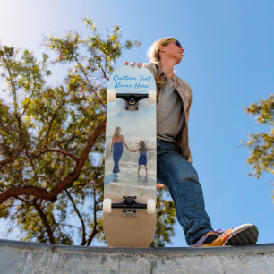 Anpassen des Skateboards für Ihr Foto mit Textname