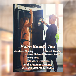 Anpassen des Spritzgießkabinengeschäfts 4 Fensteraufkleber