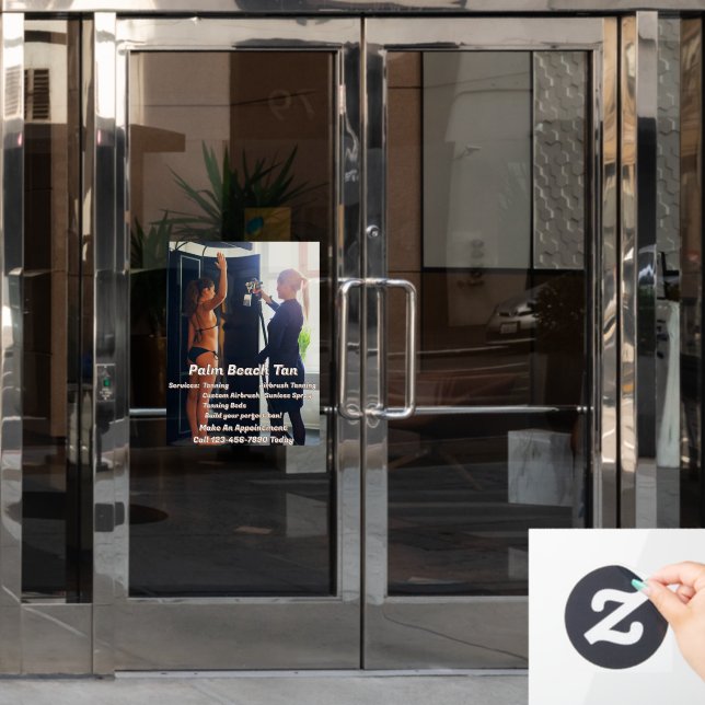 Anpassen des Spritzgießkabinengeschäfts 4 Fensteraufkleber (Büro Tür)