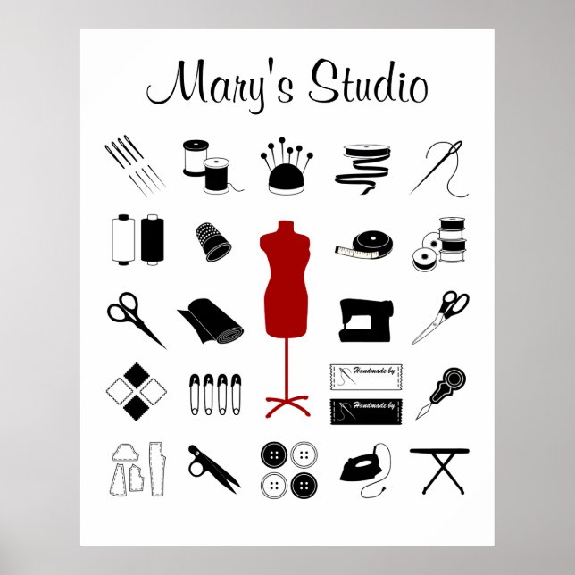 Anpassen des Textposters Poster (Vorne)