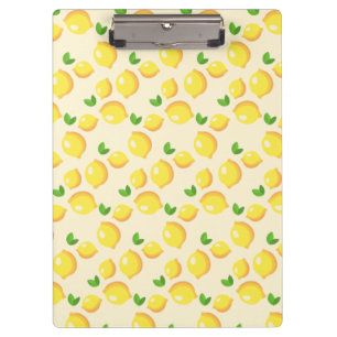 Anpassen des Zitronenmusters Klemmbrett