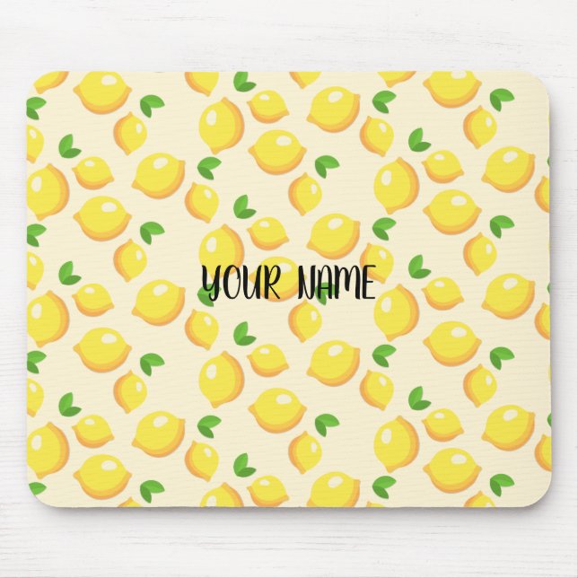 Anpassen des Zitronenmusters Mousepad (Vorne)