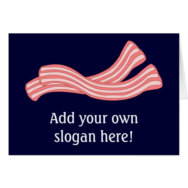 Anpassen dieser Bacon Rashers-Grafik (Vorderseite (Horizontal))
