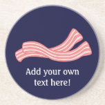 Anpassen dieser Bacon Rashers-Grafik Untersetzer<br><div class="desc">Fügen Sie einen Slogan oder Namen hinzu,  um ein personalisiertes Geschenk mit einem Bacon-Thema zu erstellen. Das Bild zeigt ein paar streakige Speckhacker.</div>