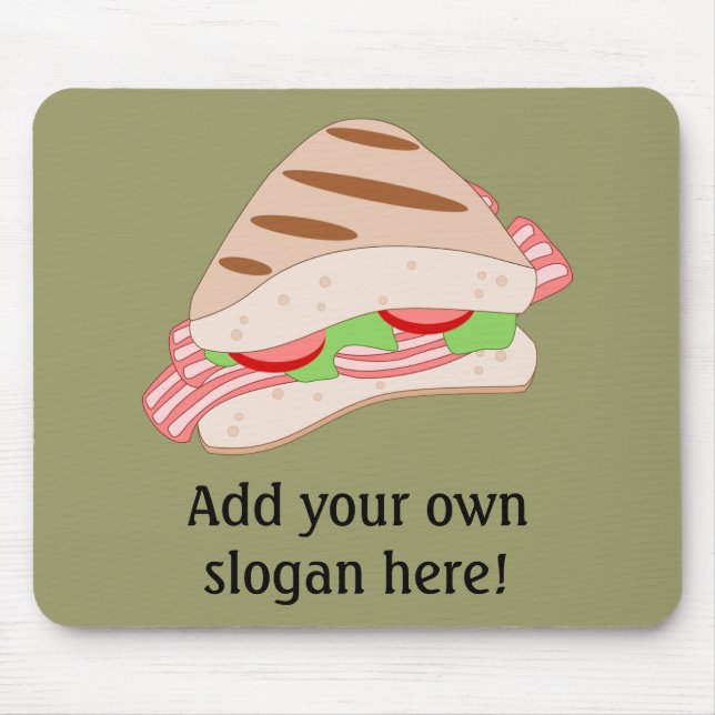 Anpassen dieses BLT-Sandwich-Graphics Mousepad (Vorne)