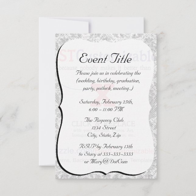 Anpassen dieses Geschenk Einladung (Vorderseite)