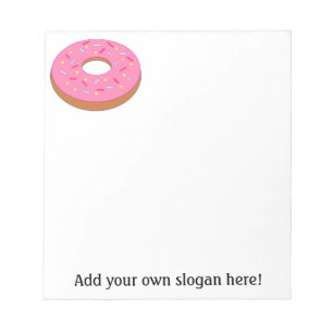 Anpassen dieses Ring Doughnut Graphic Notizblock