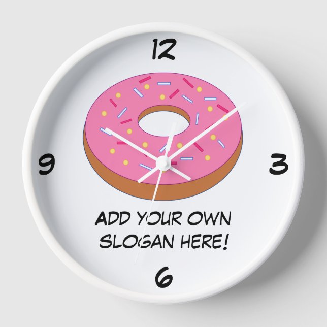 Anpassen dieses Ring Doughnut Graphic Uhr (Vorderseite)