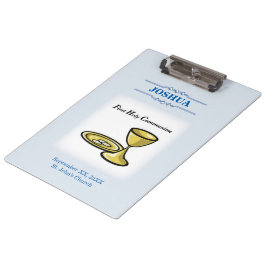 Anpassen, Erster Kommunion Körper und Blut Klemmbrett