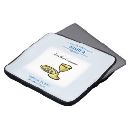 Anpassen, Erster Kommunion Körper und Blut Laptopschutzhülle