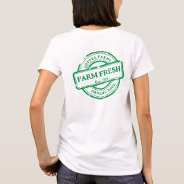 Anpassen generischer Farm Veggies Eier Promo Back  T-Shirt