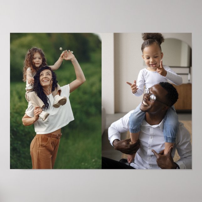 Anpassen Ihrer eigenen 2-FotoCollage Poster (Vorne)