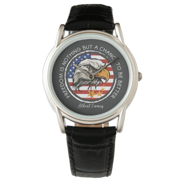 Anpassen Ihres American Eagle Designs Armbanduhr (Vorderseite)