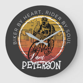 Anpassen Ihres CYCLING-Designs Große Wanduhr