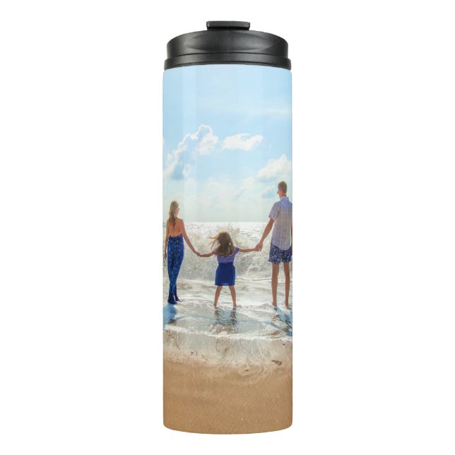 Anpassen Ihres Fotos Design Thermischer Tumbler Thermosbecher (Vorderseite)