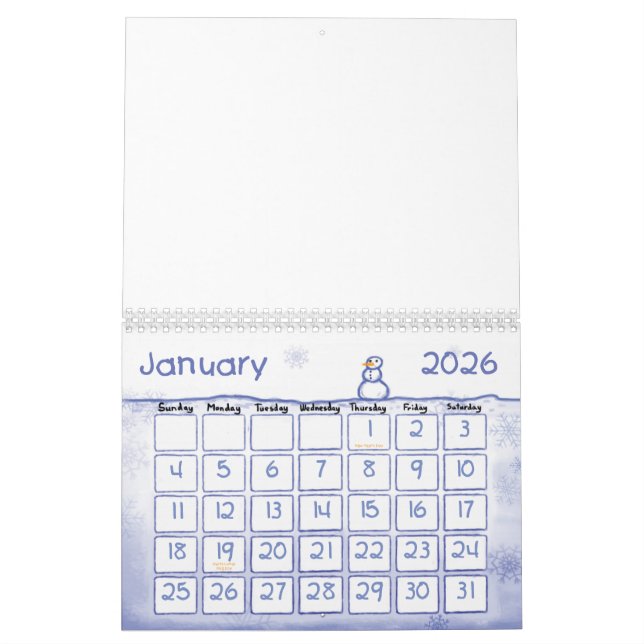 Anpassen Kalender (Jan 2026)