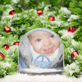 Anpassen mit benutzerdefinierten Foto 2-Fotos Schneekugeln