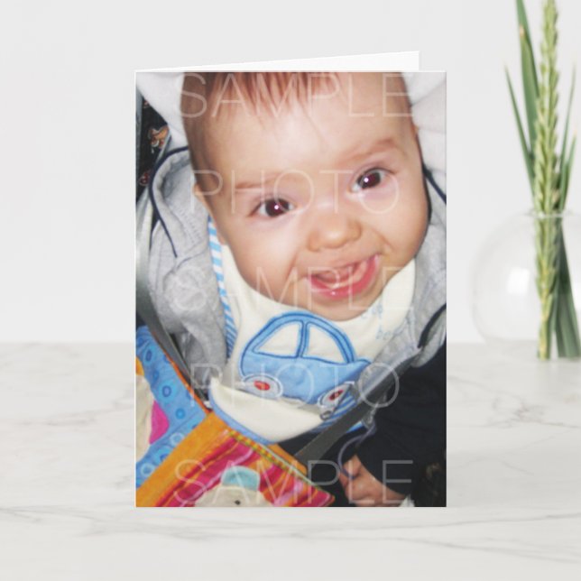 Anpassen mit Ihrem Foto Karte (Vorderseite)