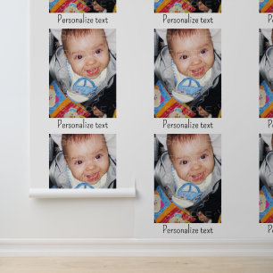 Anpassen mit Ihrem Foto und Text Tapete