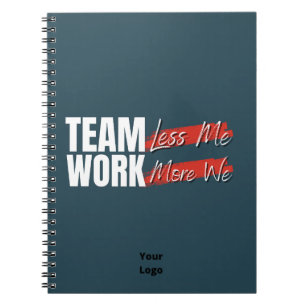 Anpassen mit Logo-Teamwork-Office-Geschäft Notizblock