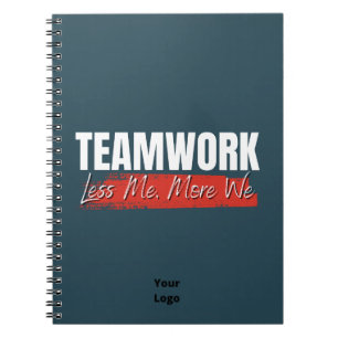 Anpassen mit Logo-Teamwork-Office-Geschäft Notizblock