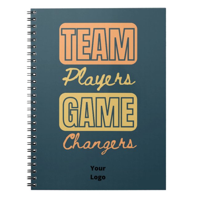 Anpassen mit Logo-Teamwork-Office-Geschäft Notizblock (Vorderseite)