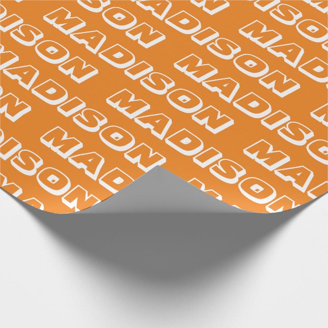 Anpassen mit Name, Text, Geburtstagsgeschenk Geschenkpapier (Ecke)