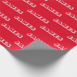 Anpassen mit Name, Text, Geburtstagsgeschenk Geschenkpapier