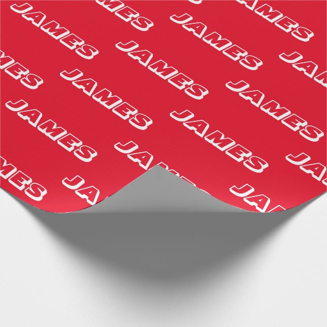 Anpassen mit Name, Text, Geburtstagsgeschenk Geschenkpapier (Ecke)