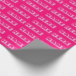 Anpassen mit Name, Text, Geburtstagsgeschenk Geschenkpapier