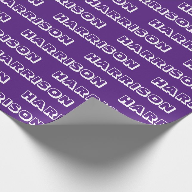 Anpassen mit Name, Text, Geburtstagsgeschenk Geschenkpapier (Ecke)