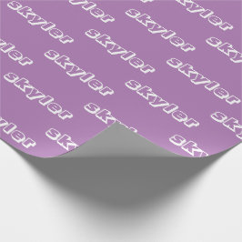 Anpassen mit Name, Text, Geburtstagsgeschenk Geschenkpapier